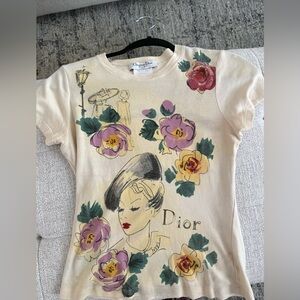 Vintage Dior graphic tee